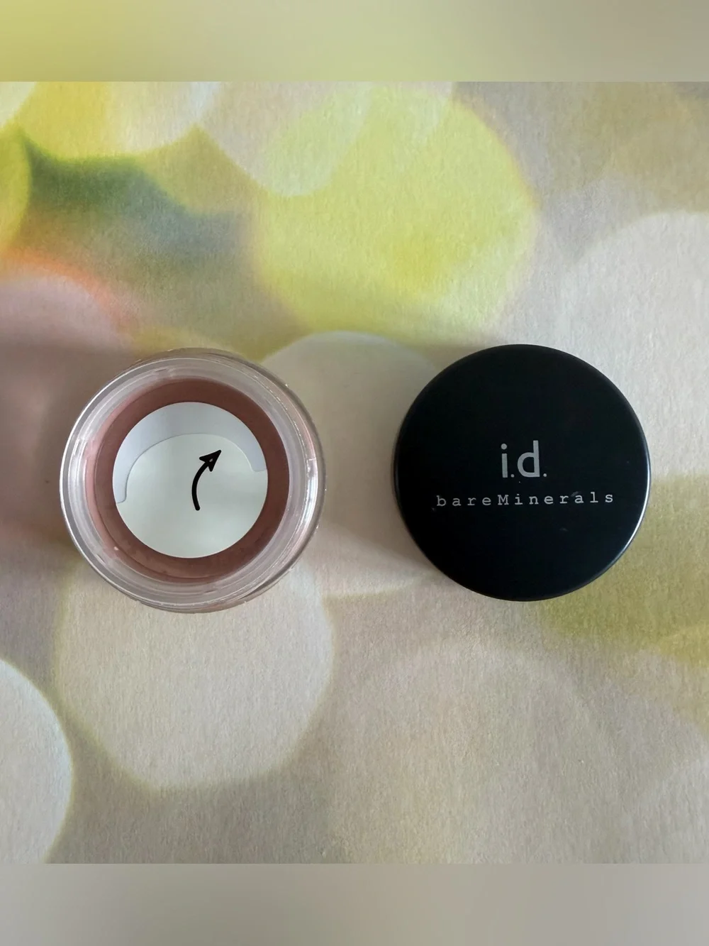 bareMinerals TRAVEL SIZE Rosy Topaz Blush - warm rose shade - small jar .57g